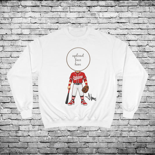 Chittenango Baseball Crewneck Sweatshirt (Light Skin Tone) - Champion Brand