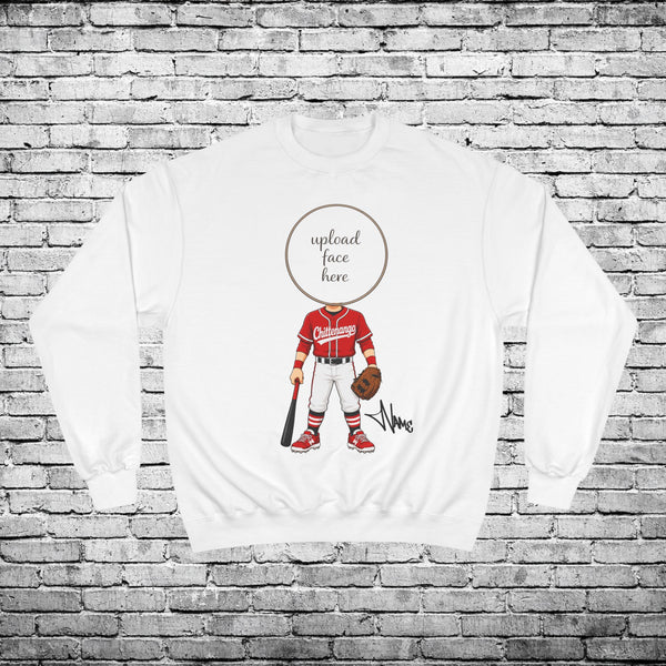 Chittenango Baseball Crewneck Sweatshirt (Light Skin Tone) - Champion Brand