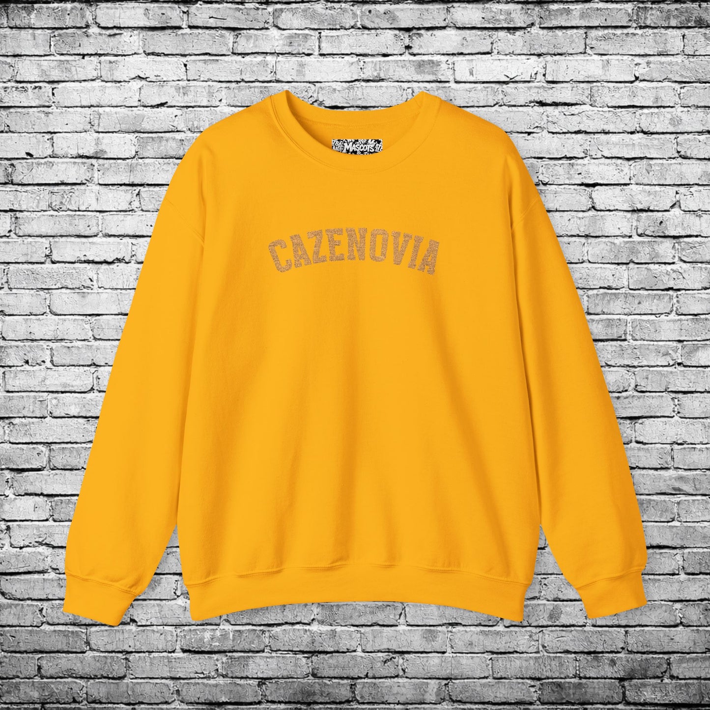 Cazenovia Gold Embroidered Sweatshirt