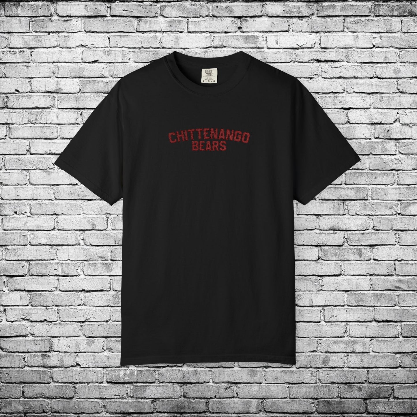 Chittenango Bears Embroidered T - Comfort Colors