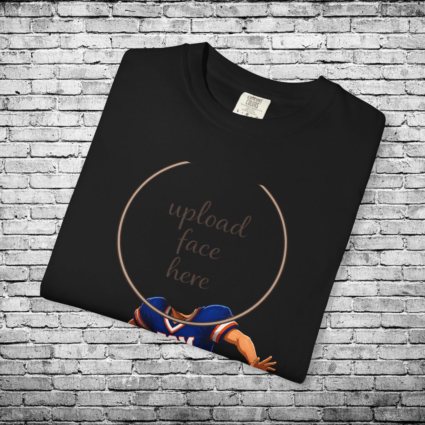 ESM Football Custom Caricature T - Comfort Colors Brand