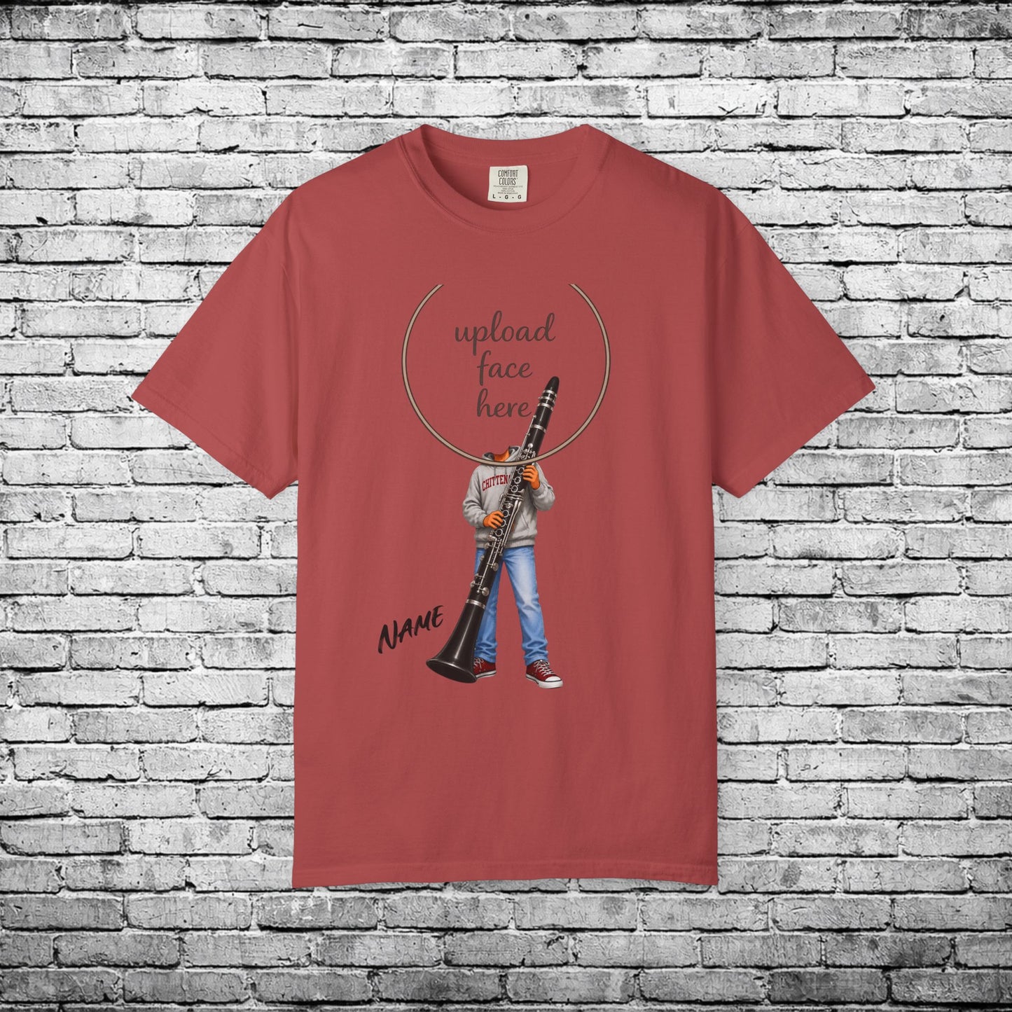 Chittenango Music - Clarinet Custom Caricature T - Comfort Colors Brand