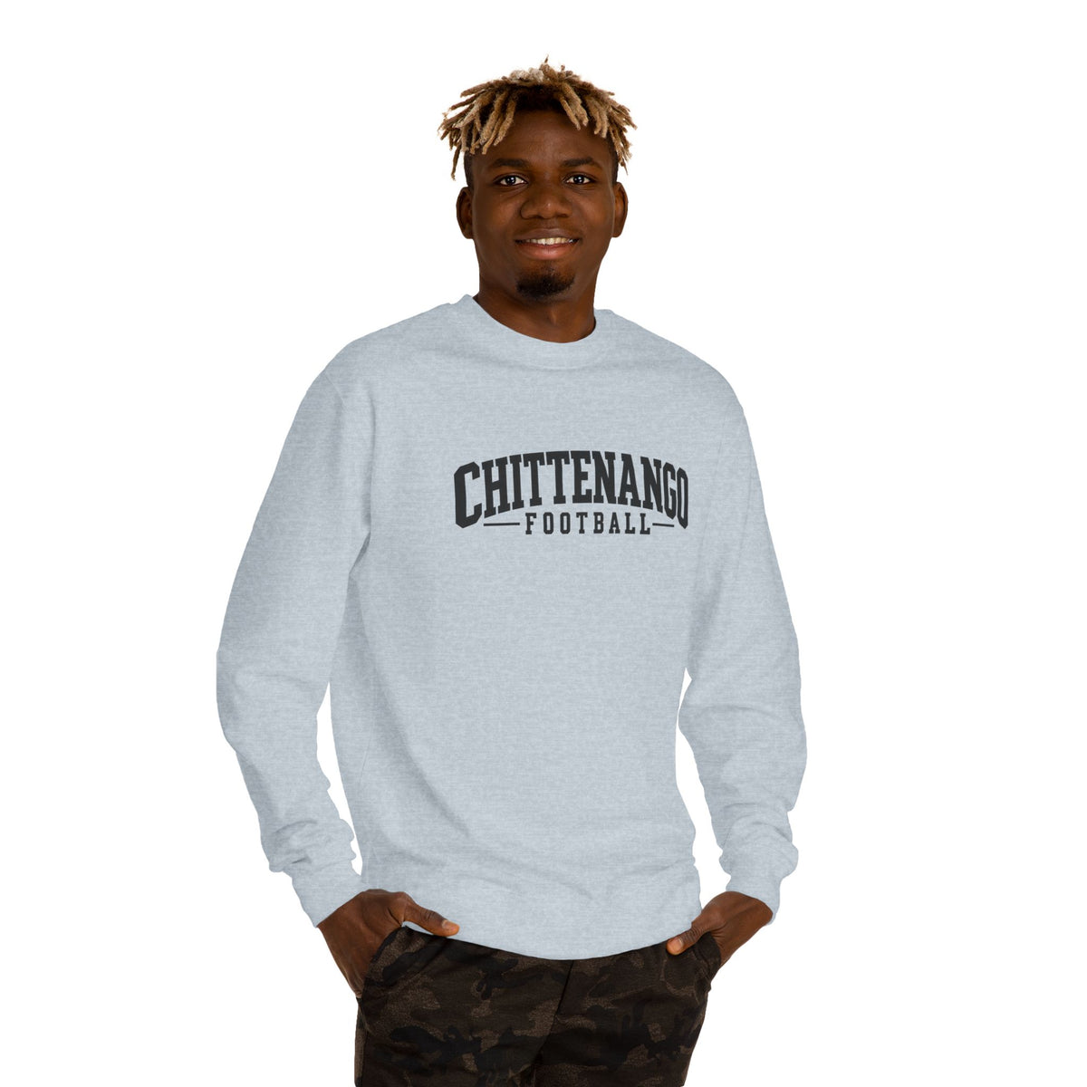 Custom Chittenango Football Personalized Last Name & Number Sweatshirt - Independent Trading Co. Brand