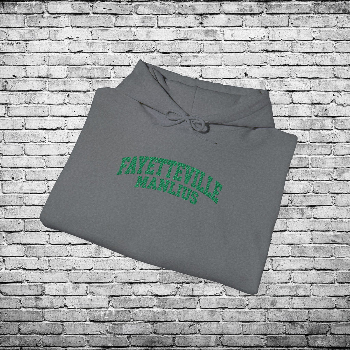 Fayetteville Manlius Green Embroidered Hoodie