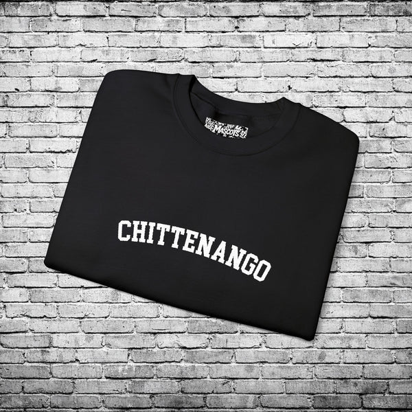 Chittenango White Embroidered Sweatshirt
