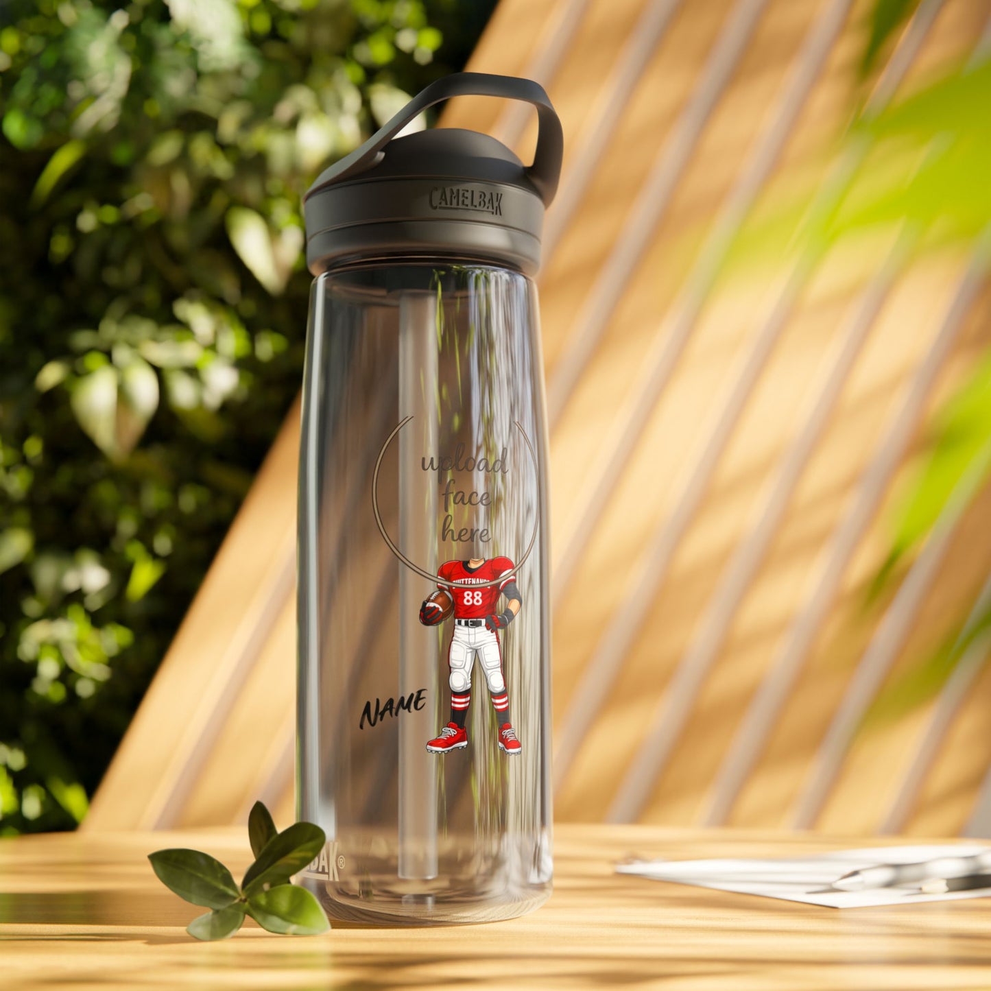 Chittenango Football Custom caricature - CamelBak Eddy Water Bottle