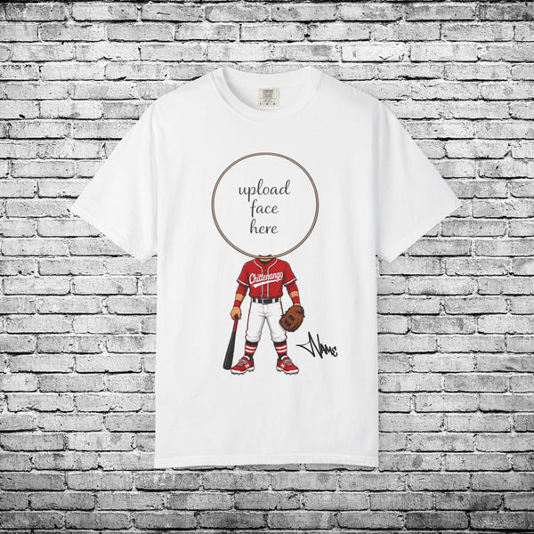 Chittenango Baseball (Medium Skin Tone) Custom Caricature T - Comfort Colors Brand