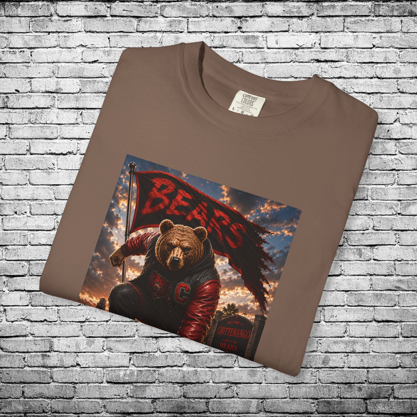 Chittenango Superhero Bear T - Comfort Colors Brand