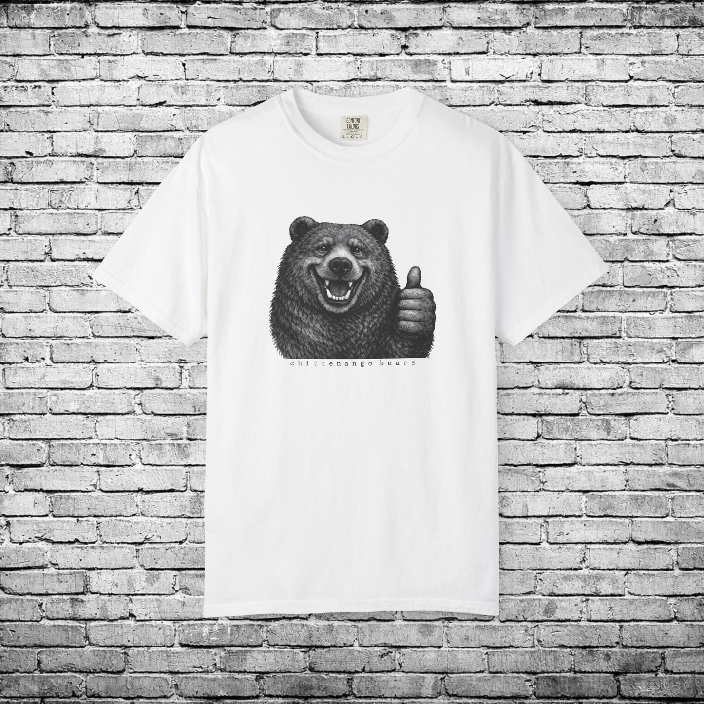 Chittenango Bear Thumbs Up T (Comfort Colors Brand)