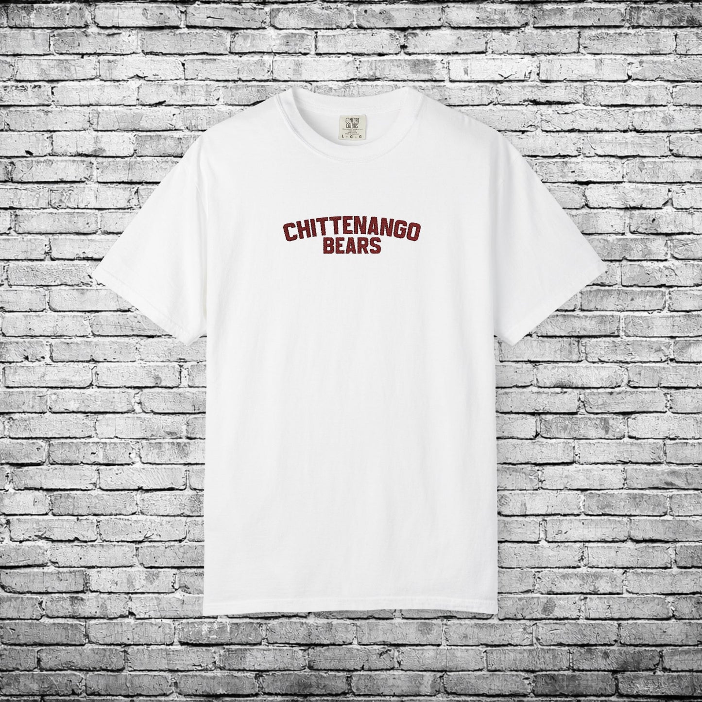 Chittenango Bears Embroidered T - Comfort Colors