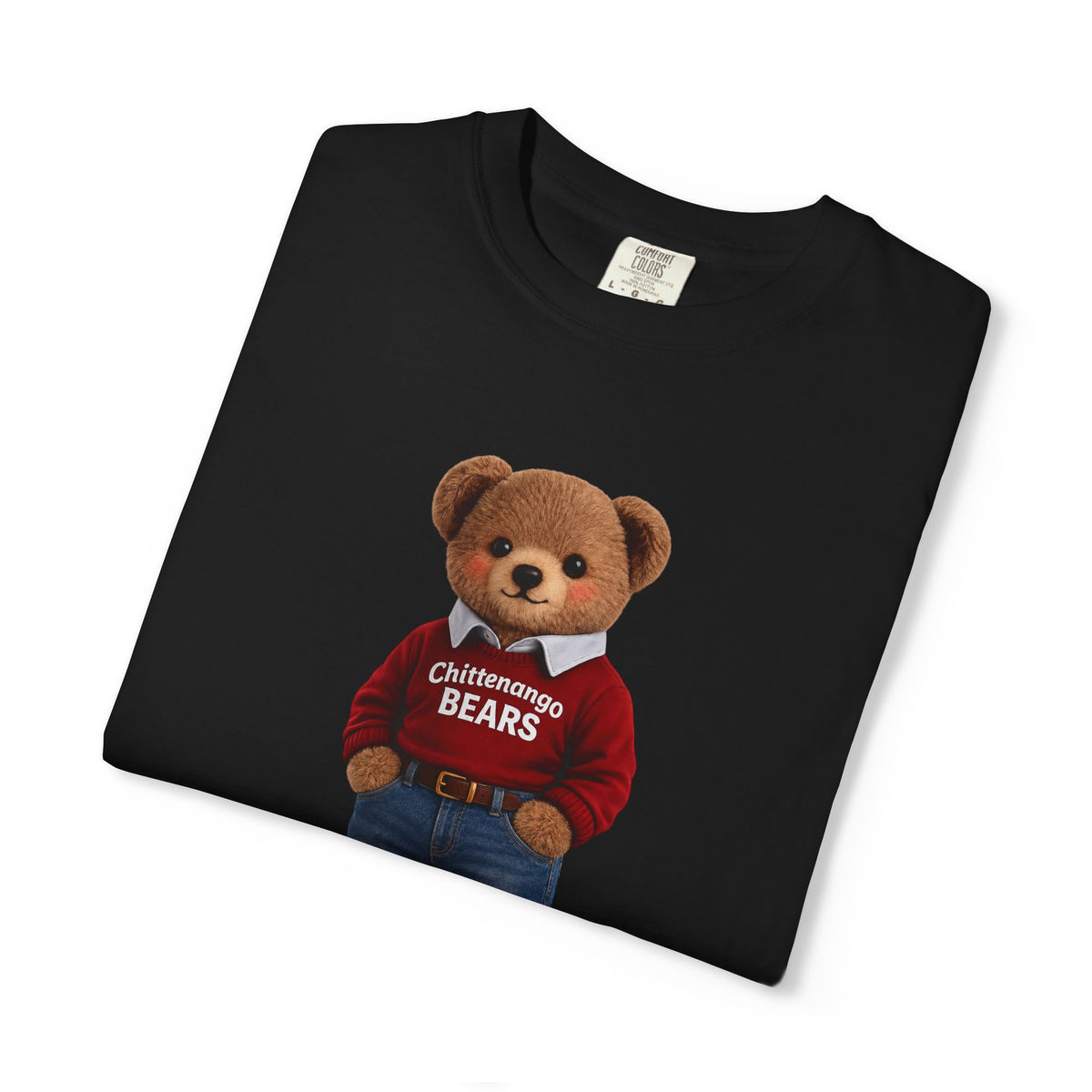 Red Sweater Chittenango Bear - Comfort Colors