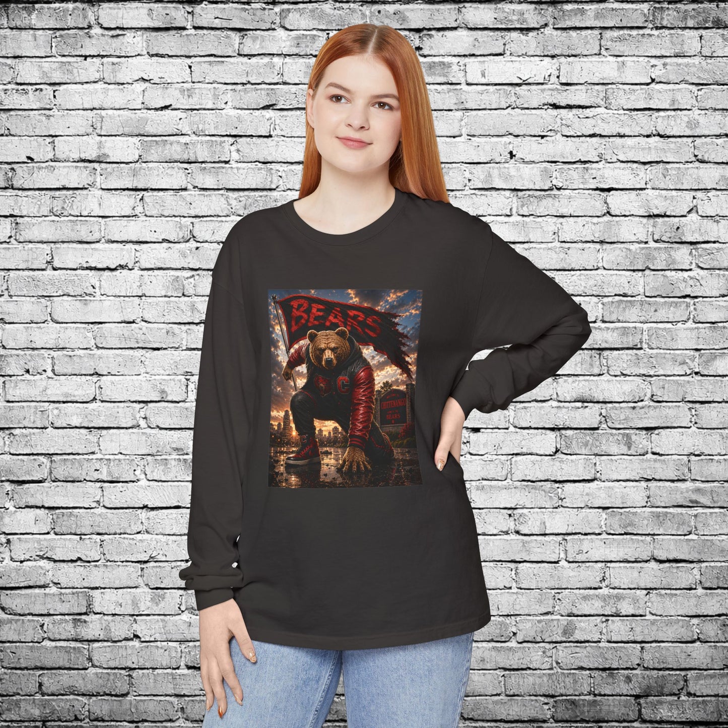 Chittenango Super Hero Long Sleeve T - Comfort Colors