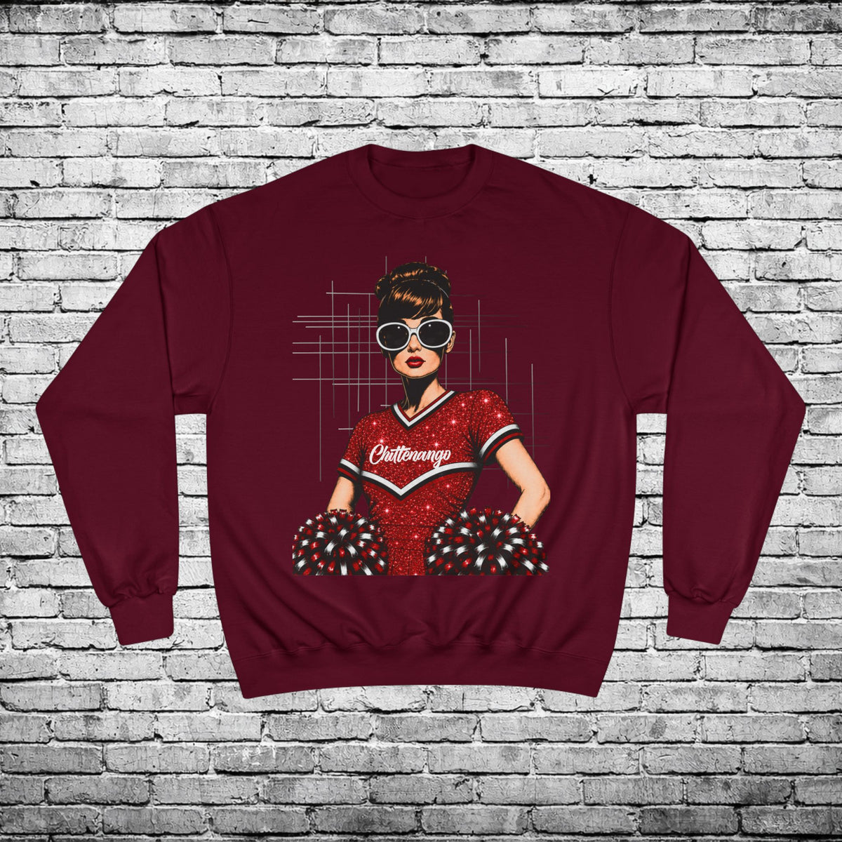 Chittenango Cheerleader Sweatshirt. - Comfort Colors