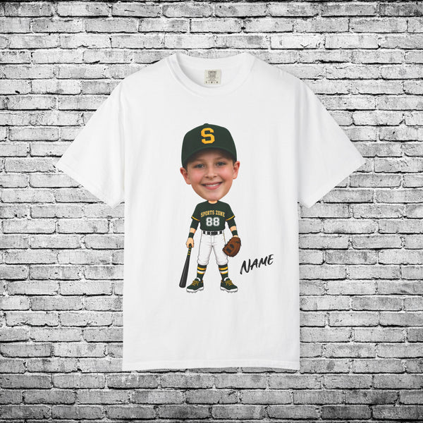 Sports Zone Custom Caricature T - Comfort Colors Brand
