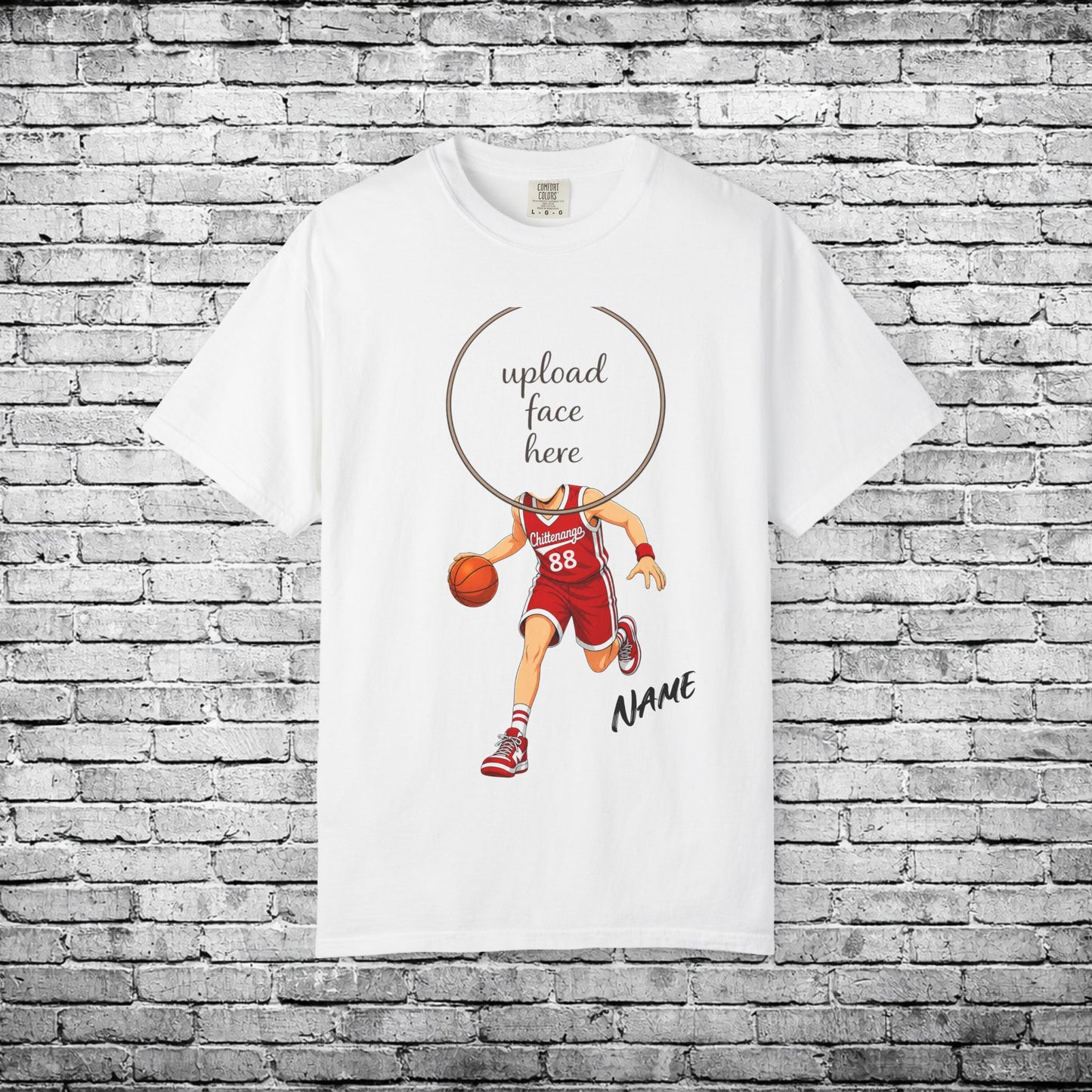 Chittenango Basketball Custom Caricature T - Comfort Colors Brand