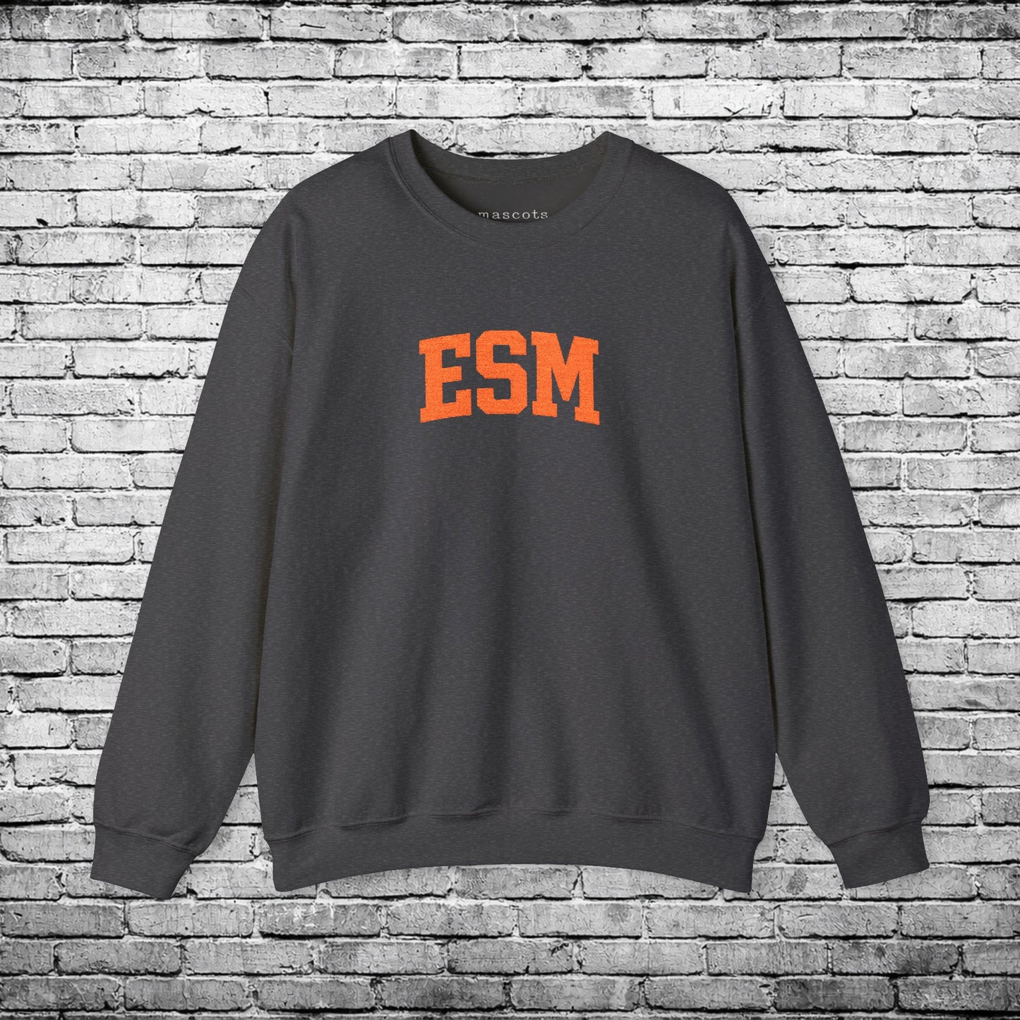 ESM Orange Embroidered Sweatshirt