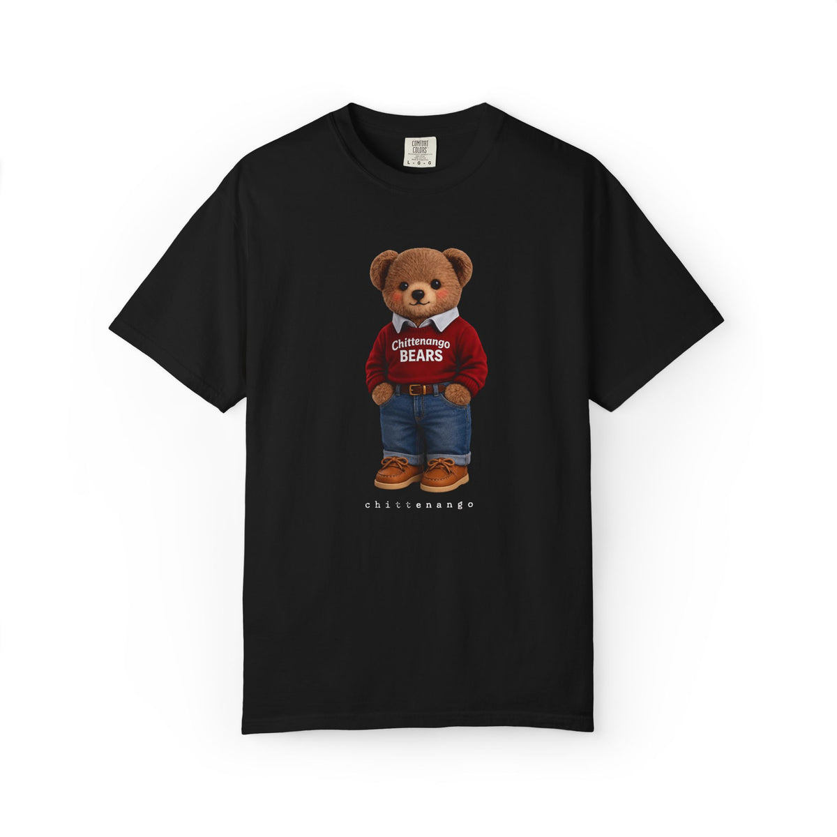 Red Sweater Chittenango Bear - Comfort Colors