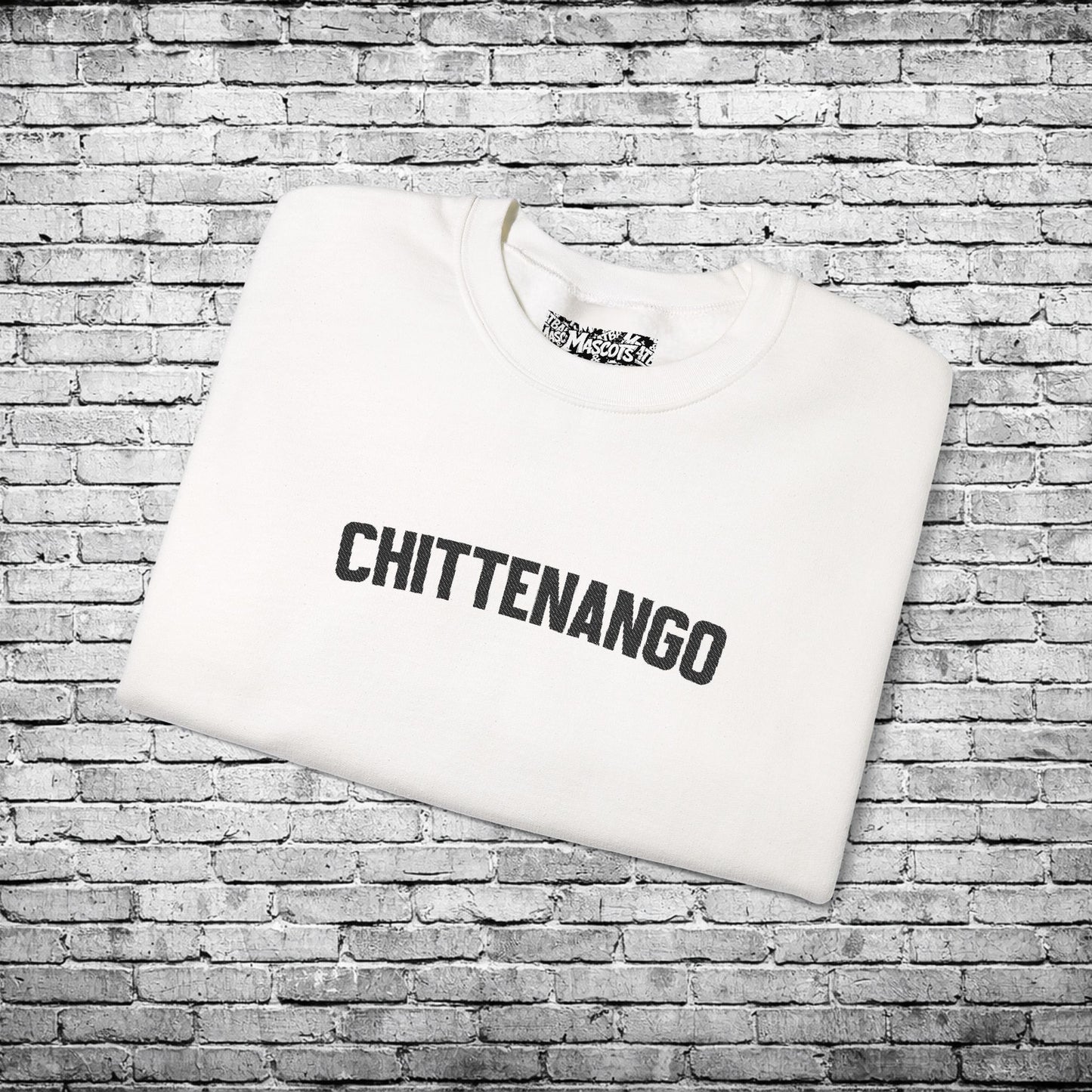 Chittenango Black Embroidered Sweatshirt