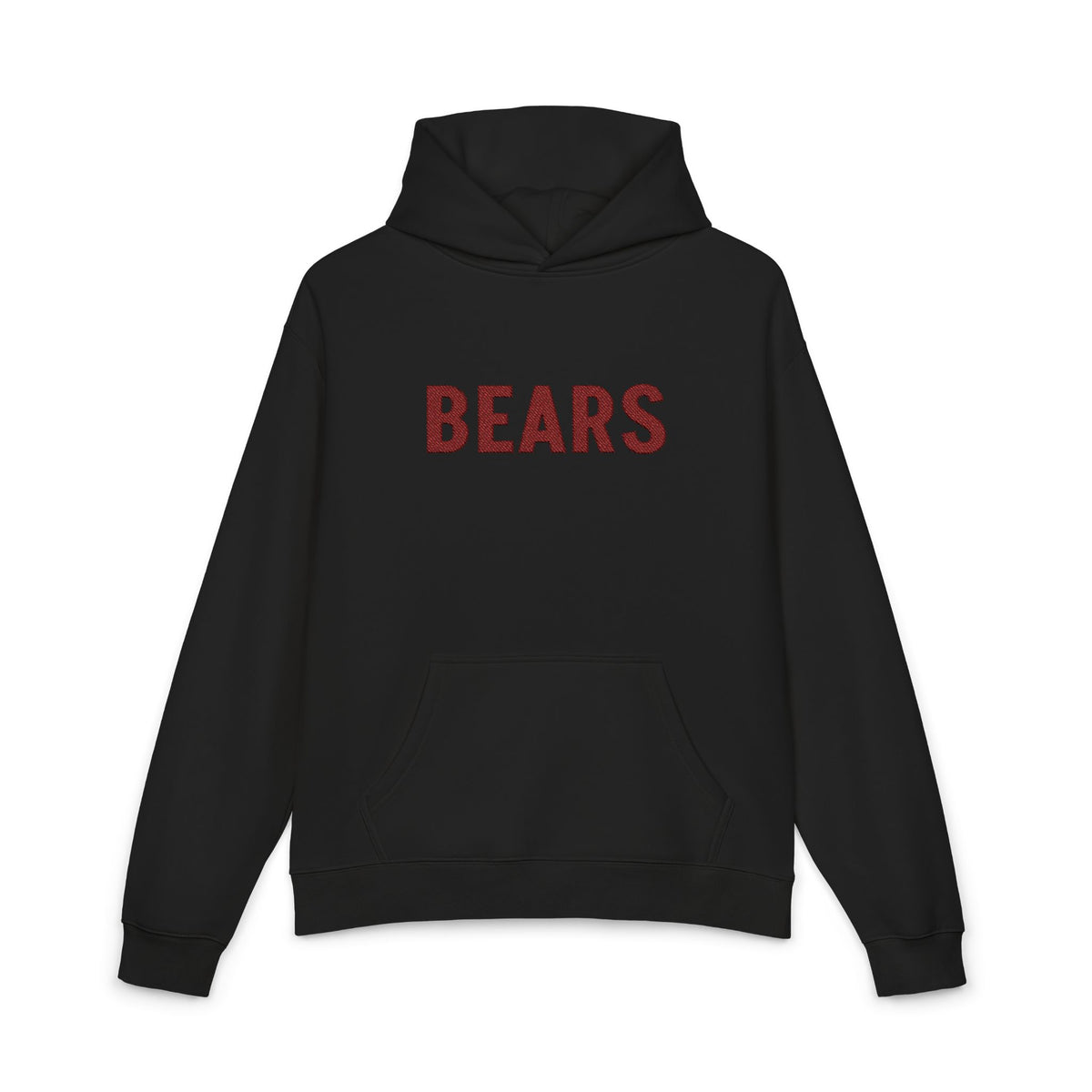 Chittenango Bears Maroon Embroidered Hoodie - AS Colour