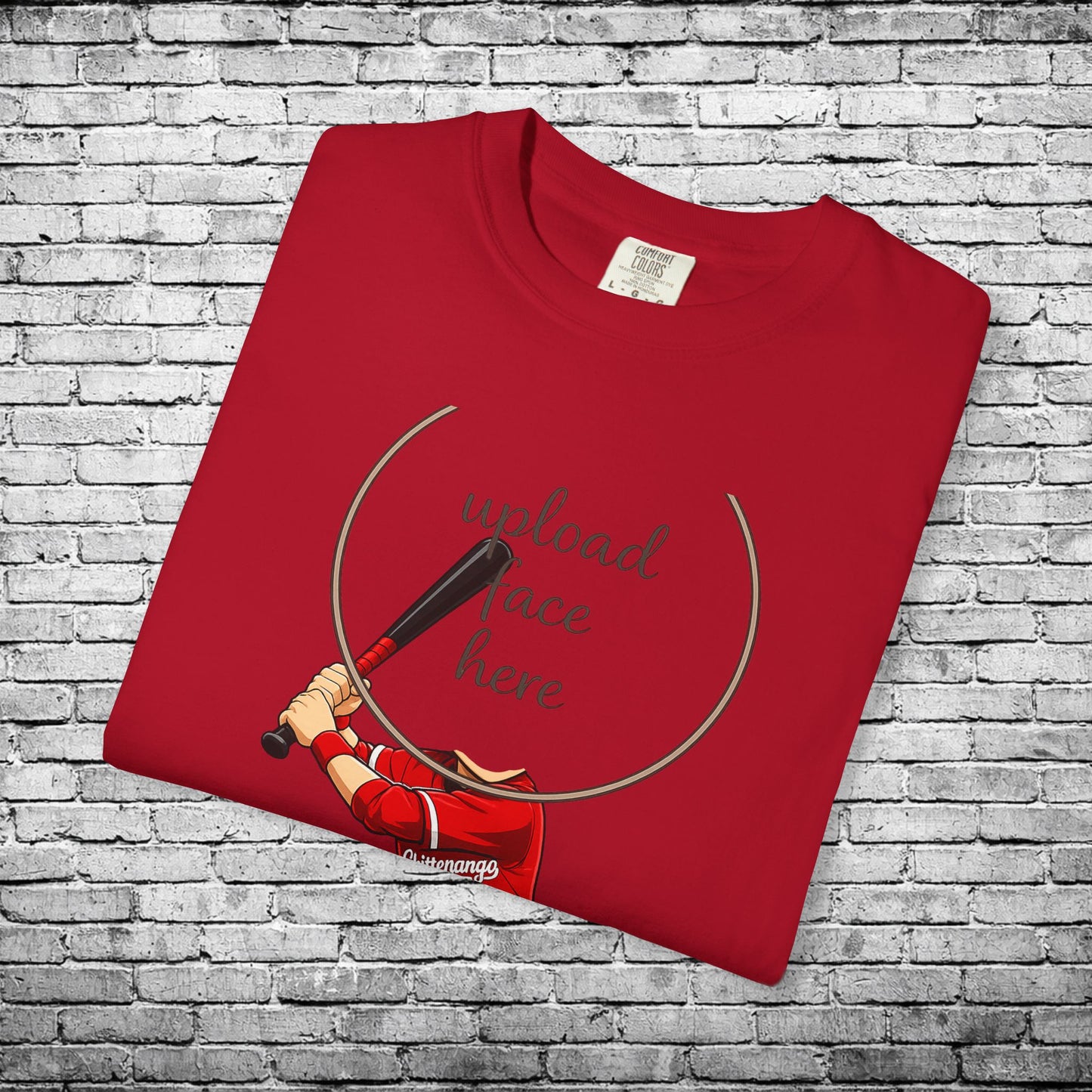 Chittenango Baseball Custom Caricature T - Comfort Colors Brand