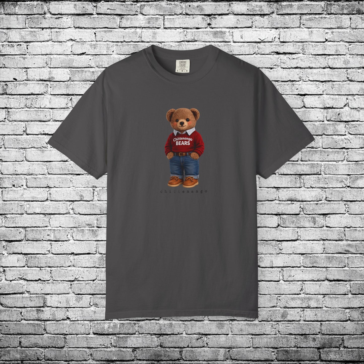 Chittenango Red Sweater Bear T - Comfort Colors Brand