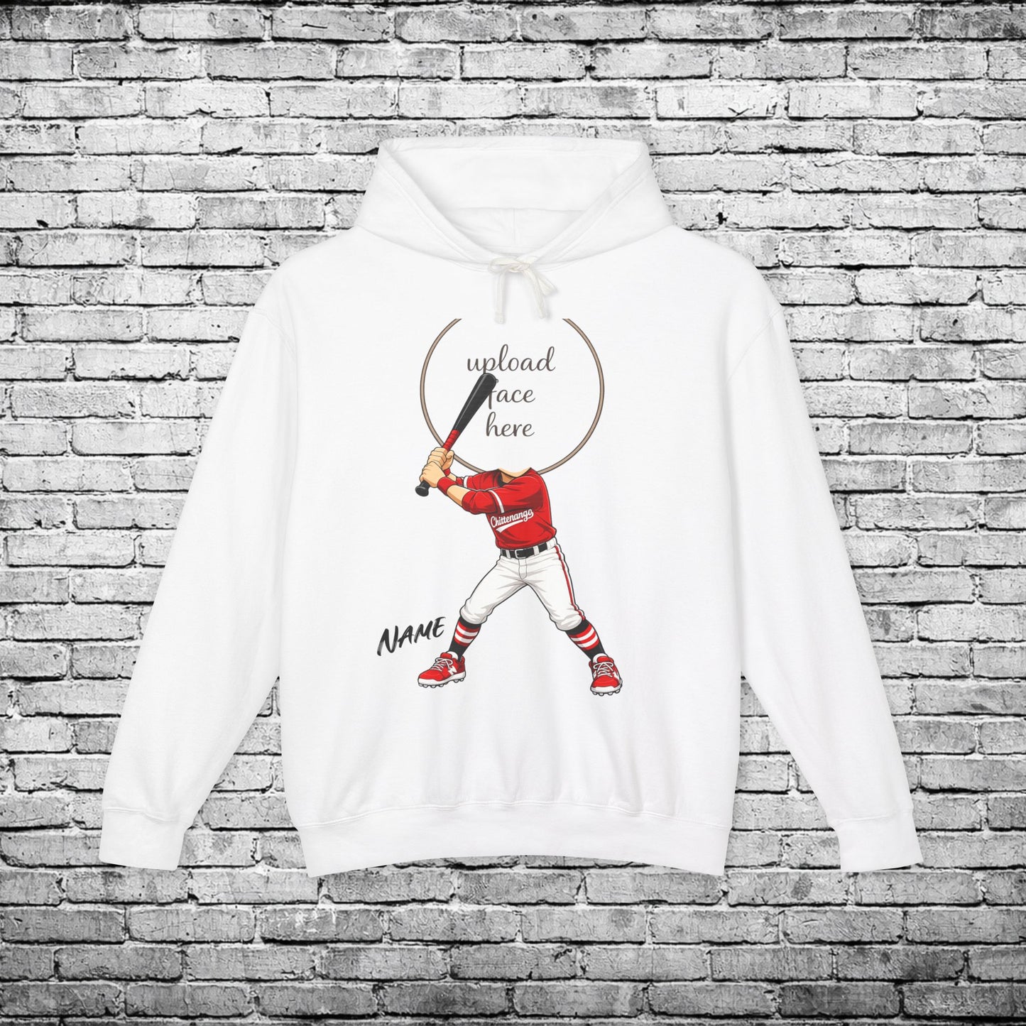 Chittenango Baseball Custom Caricature Hoodie - Comfort Colors Brand
