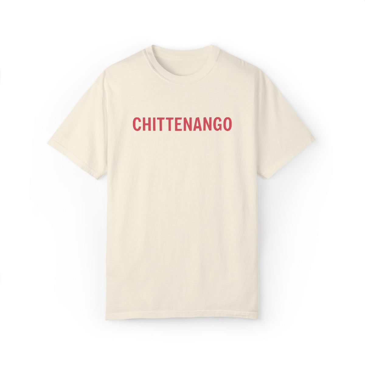 Chittenango T - Red Puff Print - Comfort Colors