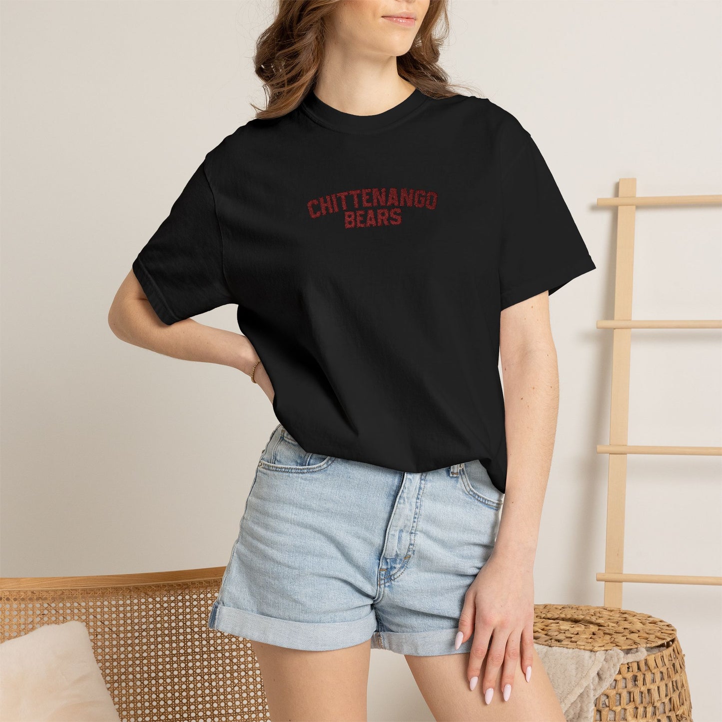 Chittenango Bears Embroidered T - Comfort Colors