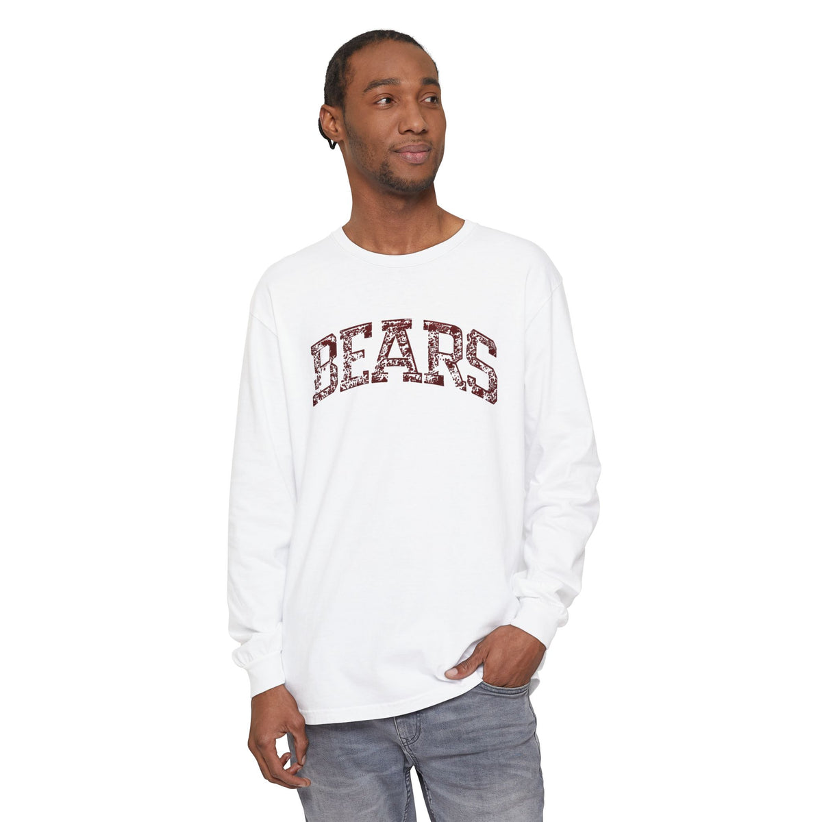 Chittenango Distressed BEARS Long Sleeve T - Comfort Colors