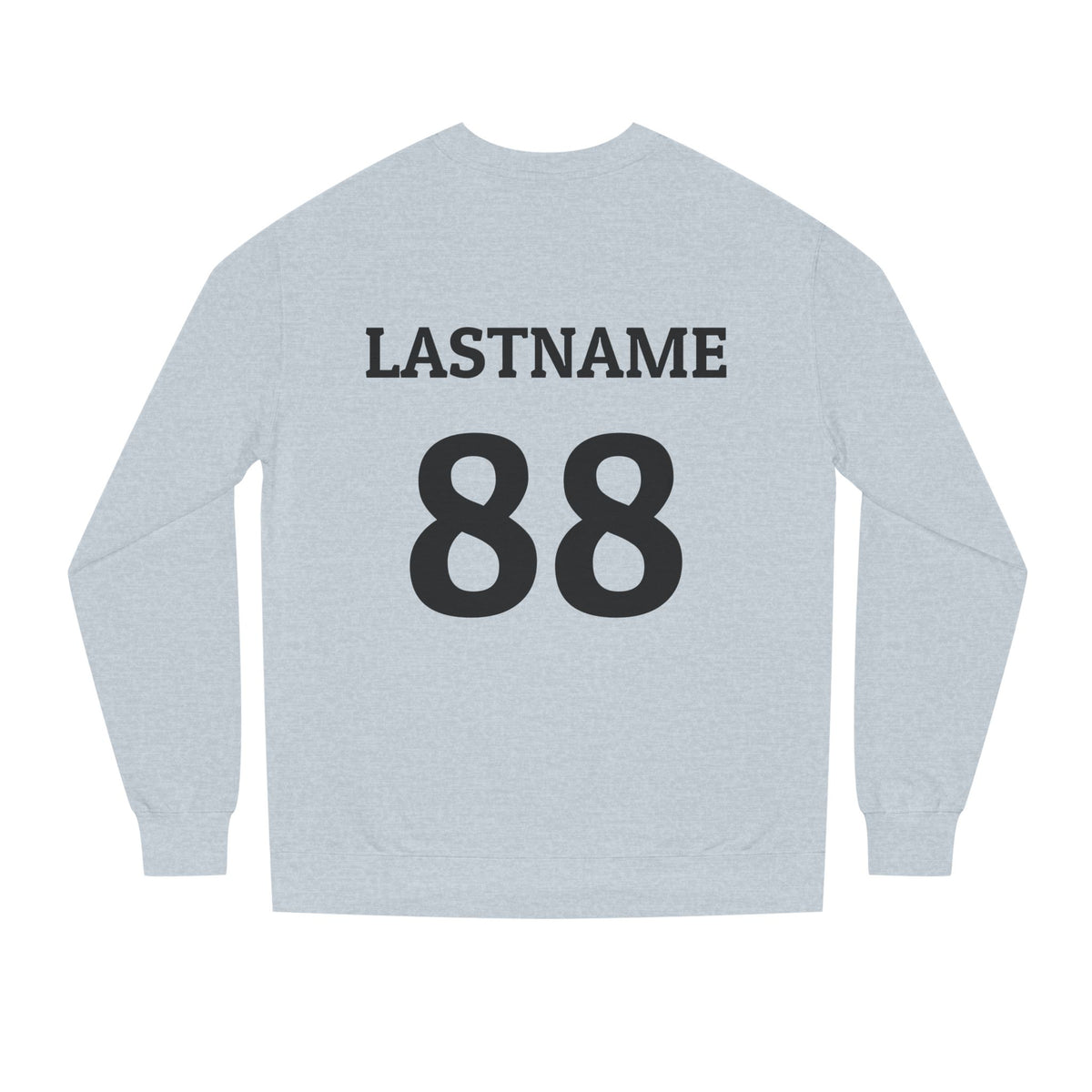 Custom Chittenango Football Personalized Last Name & Number Sweatshirt - Independent Trading Co. Brand