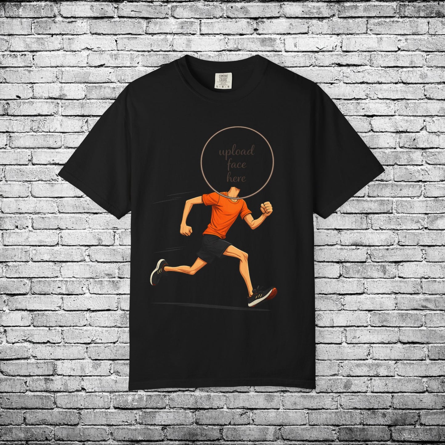 Custom Activity - Runner Caricature T - Comfort Colors Brand