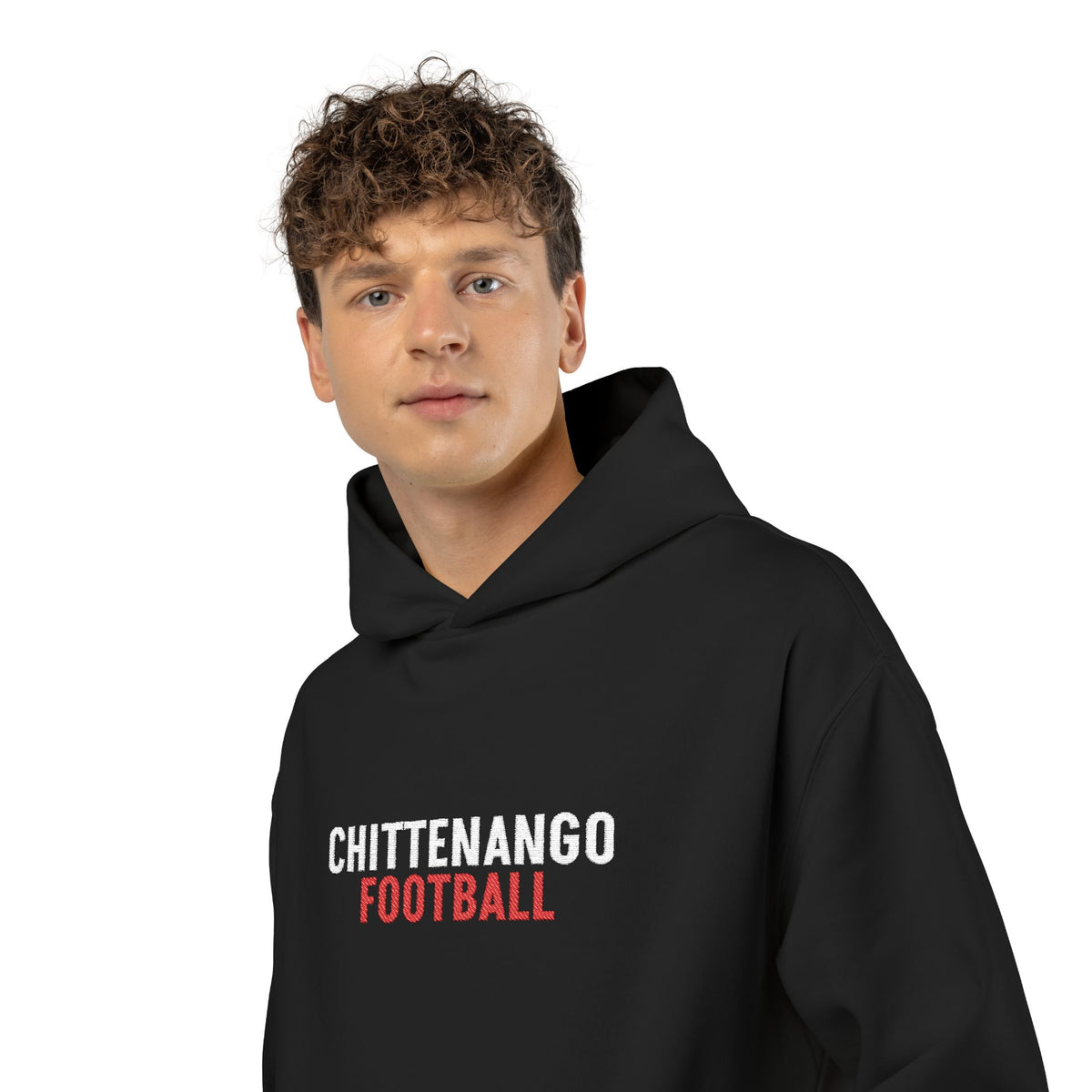 Custom Number Chittenango Football Red Embroidery - AS Colour