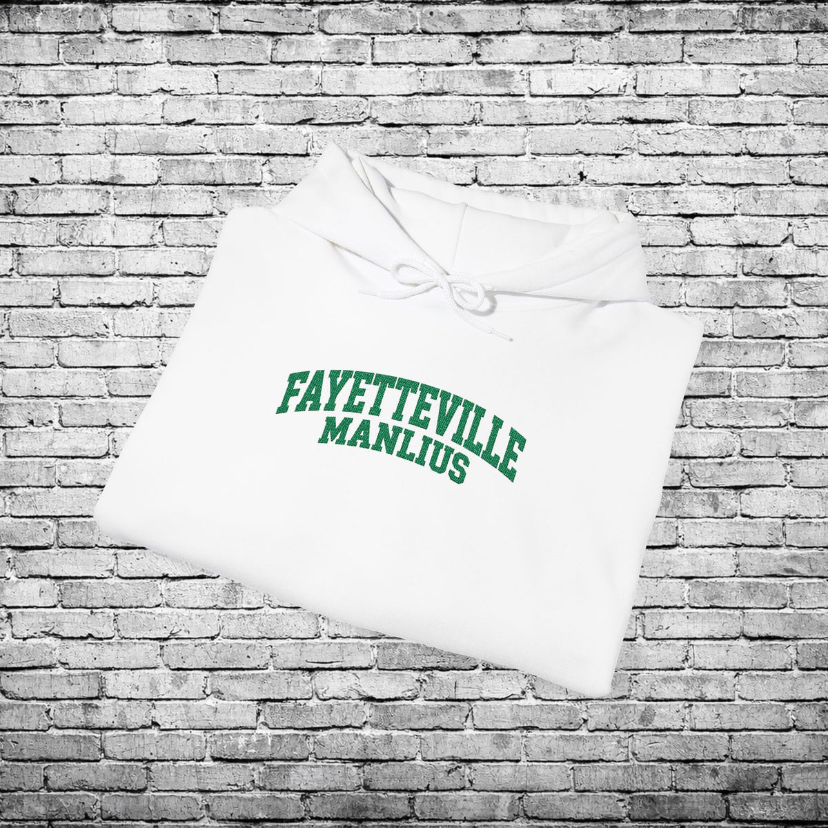 Fayetteville Manlius Green Embroidered Hoodie