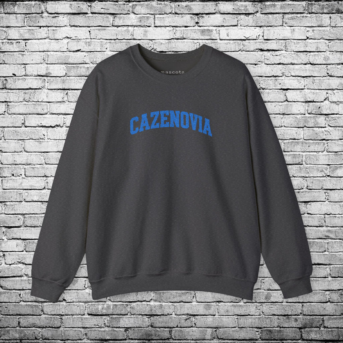 Cazenovia Blue Embroidered Sweatshirt