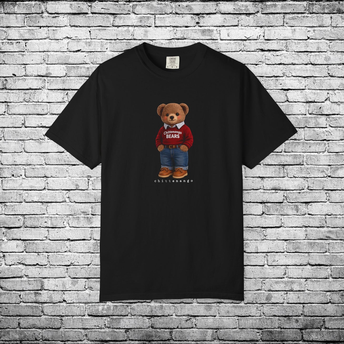 Chittenango Red Sweater Bear T - Comfort Colors Brand