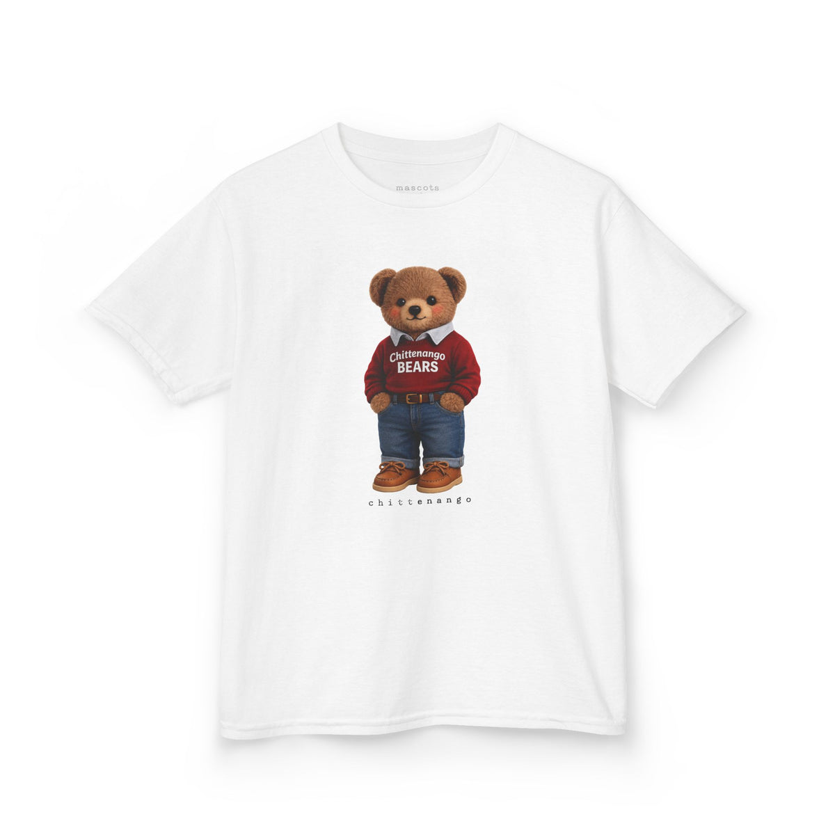Kids Red Sweater Chittenango Bear T
