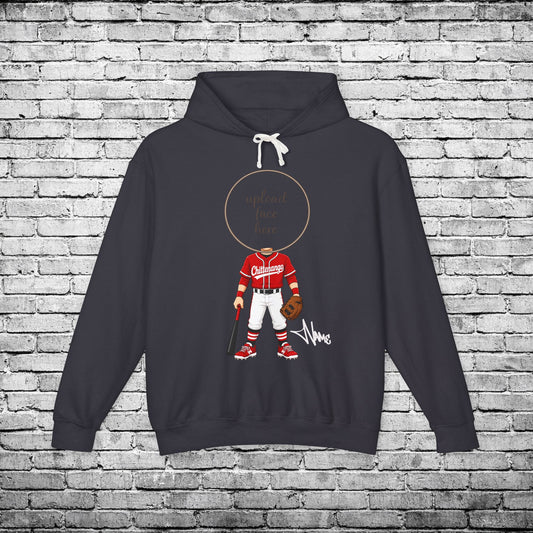 Chittenango Baseball (Light Skin Tone) Custom Caricature Hoodie - Comfort Colors Brand