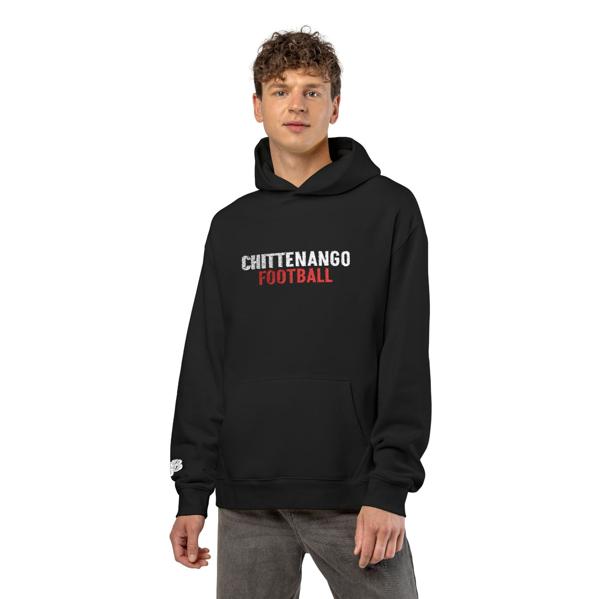 Custom Number Chittenango Football Red Embroidery - AS Colour