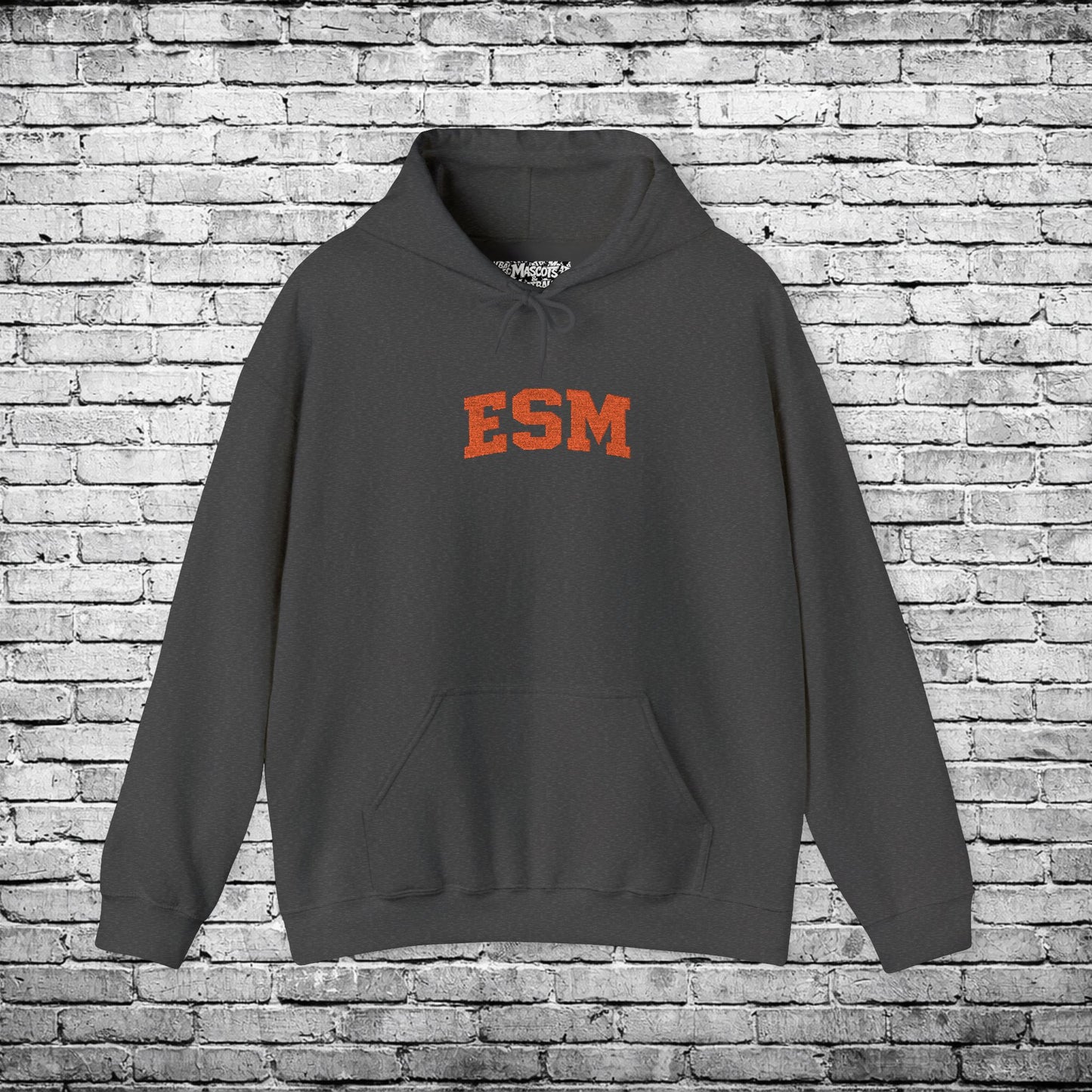 ESM Orange Embroidered Hoodie