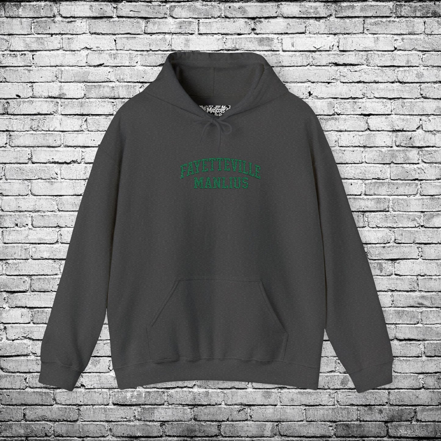 Fayetteville Manlius Green Embroidered Hoodie