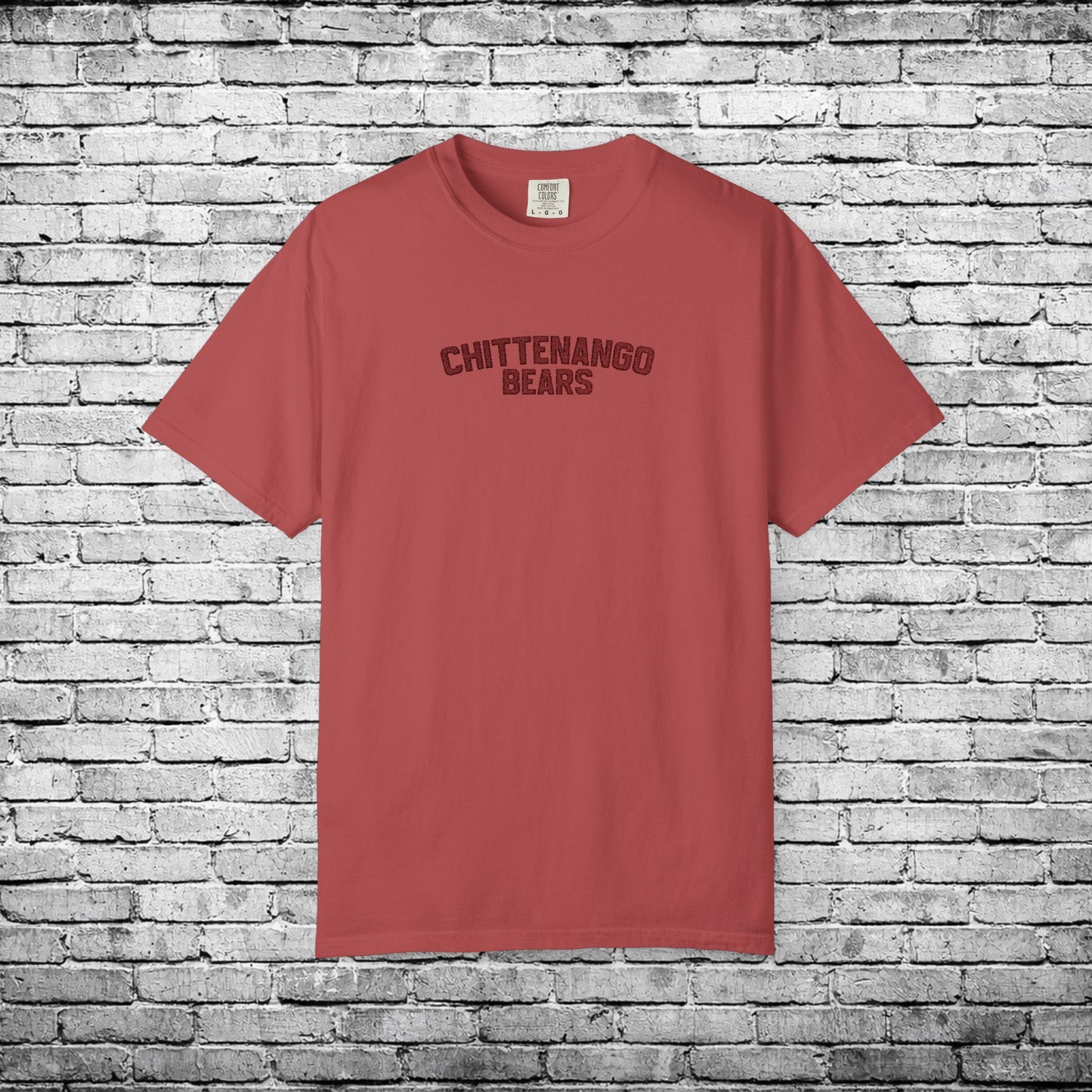 Chittenango Bears Embroidered T - Comfort Colors