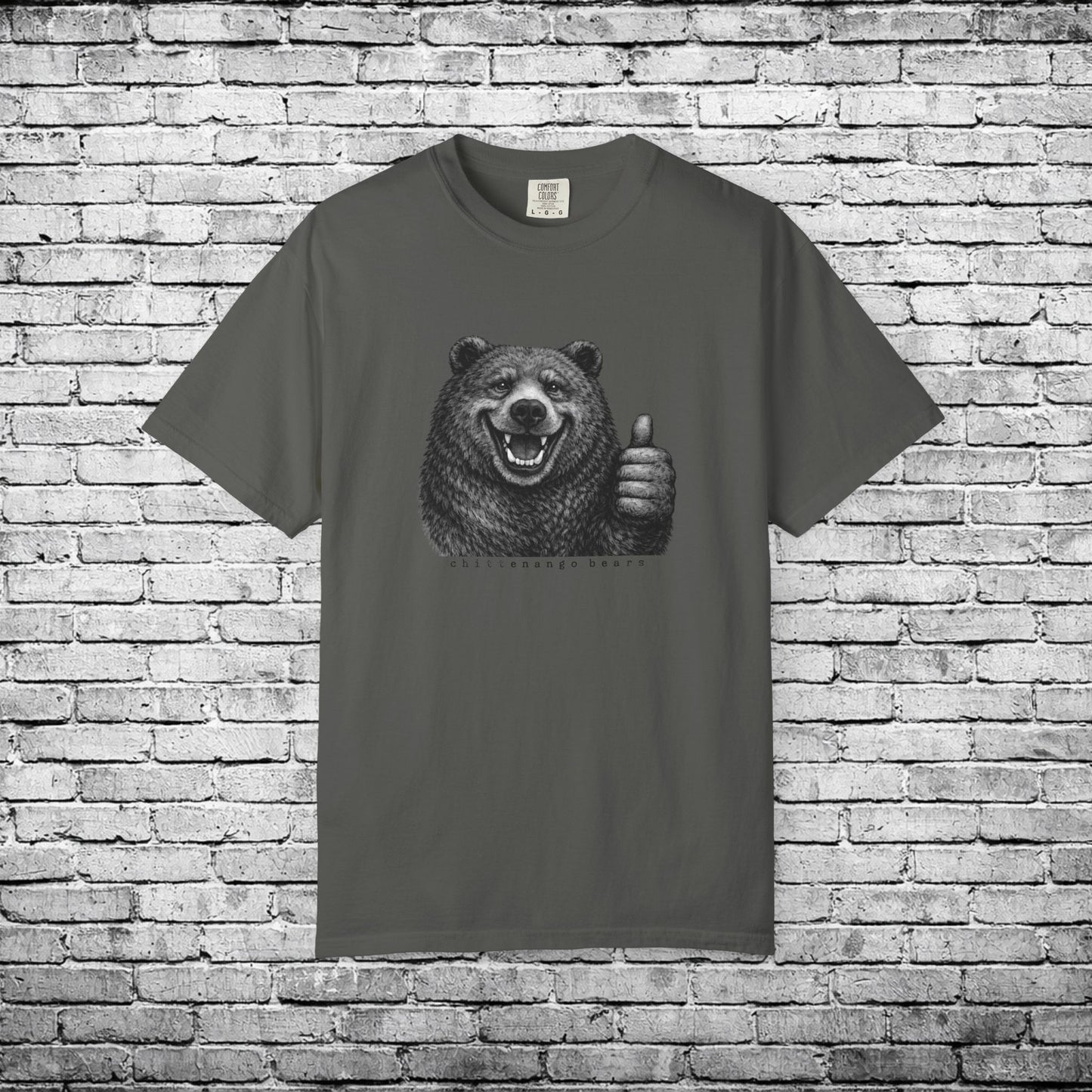 Chittenango Bear Thumbs Up T (Comfort Colors Brand)