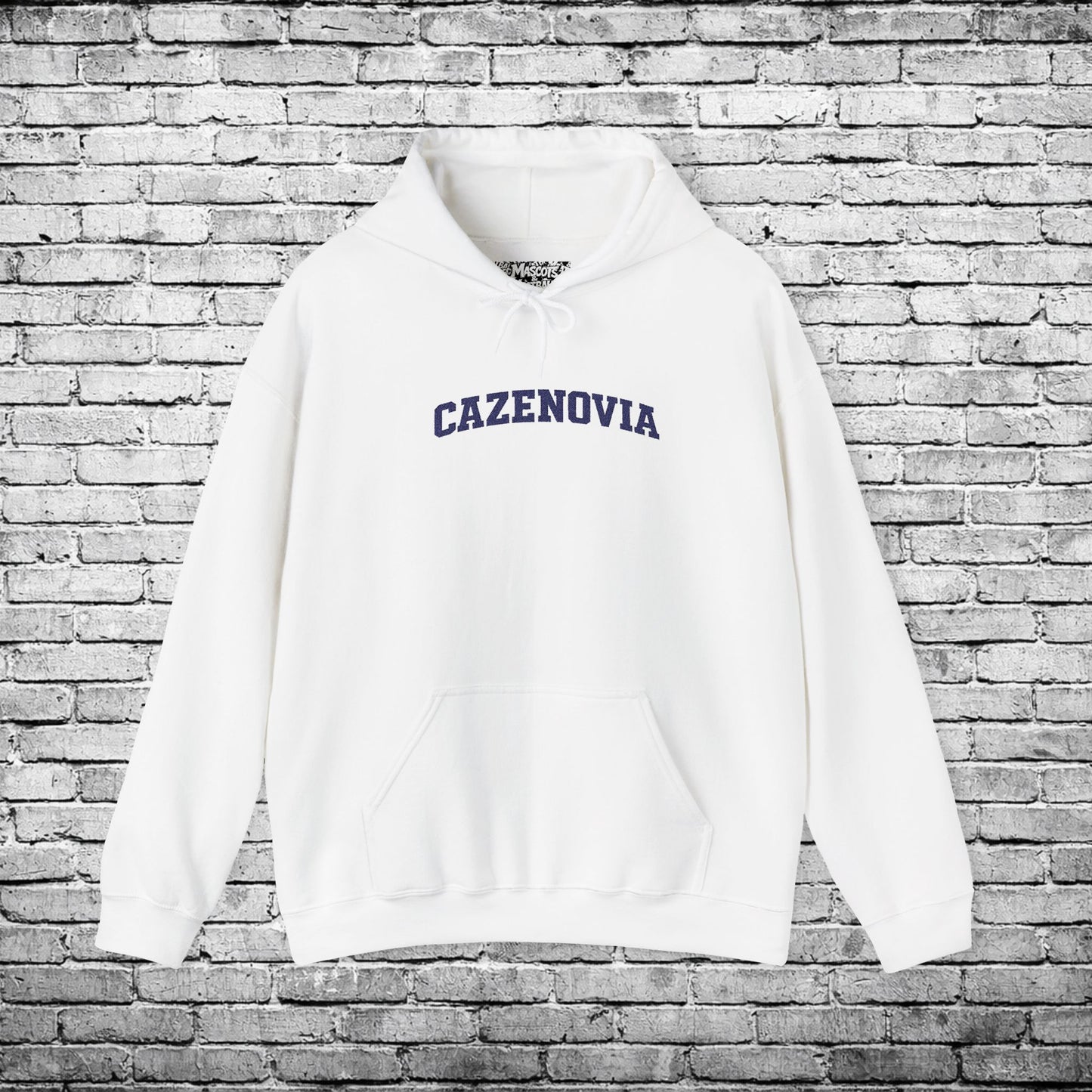 Cazenovia Blue Embroidered Hoodie