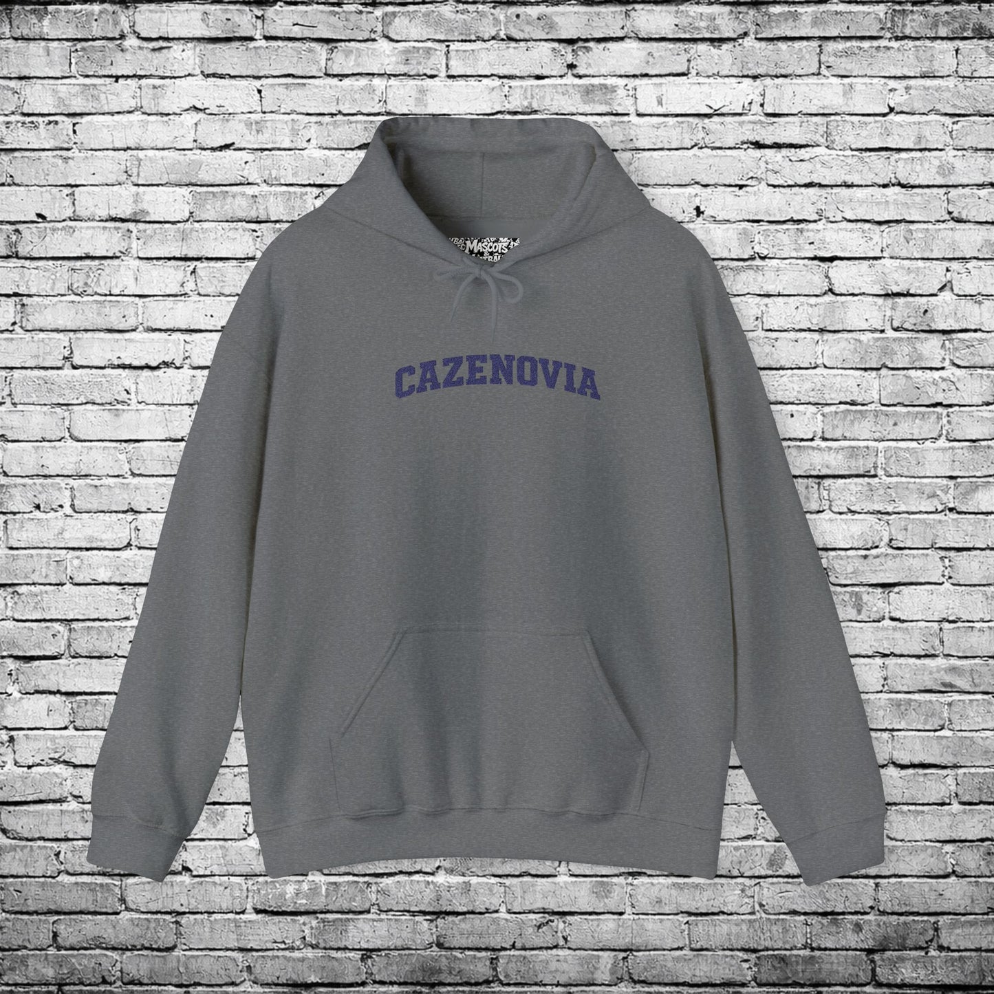 Cazenovia Blue Embroidered Hoodie