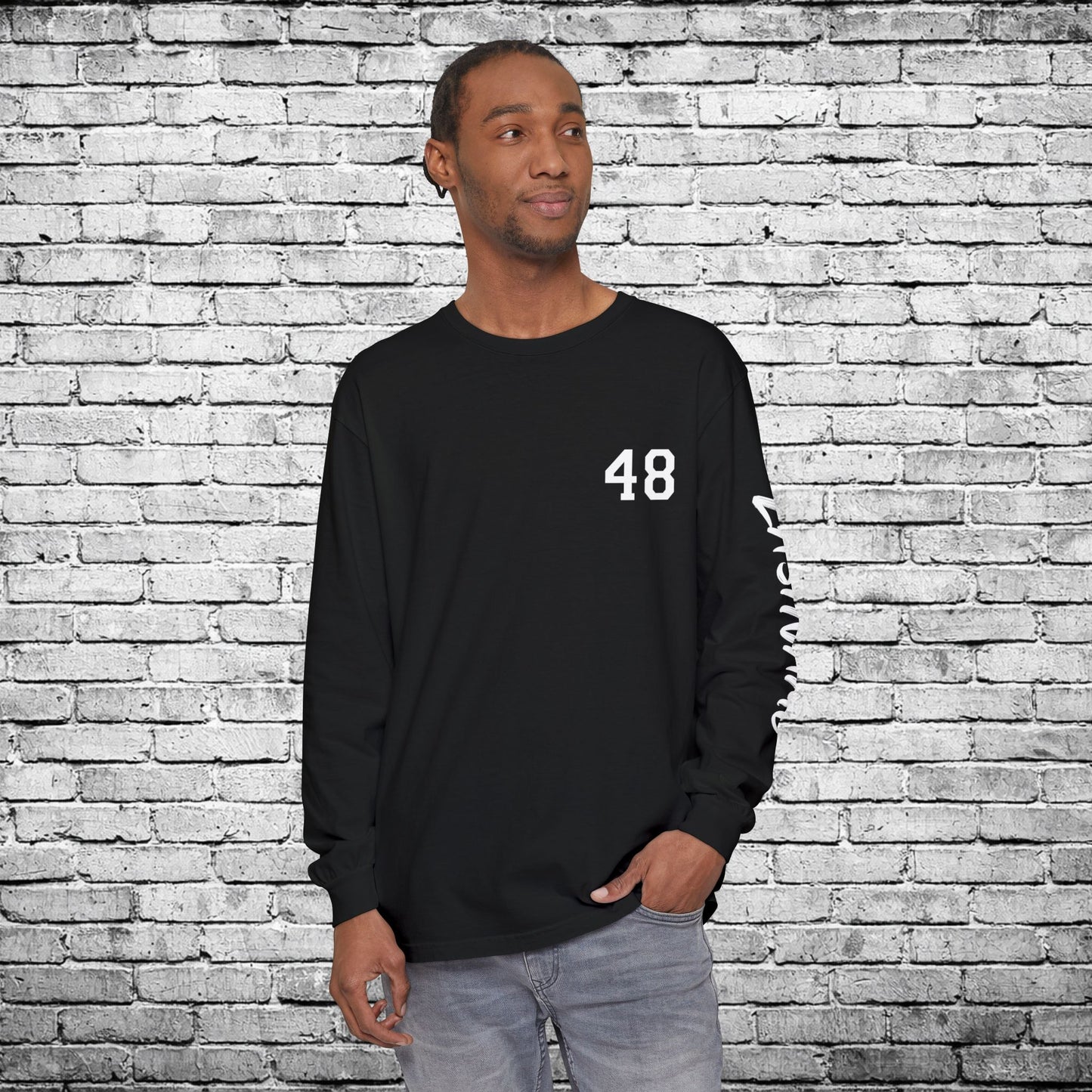 Sports Zone Custom Name and Number Long Sleeve T - Comfort Colors
