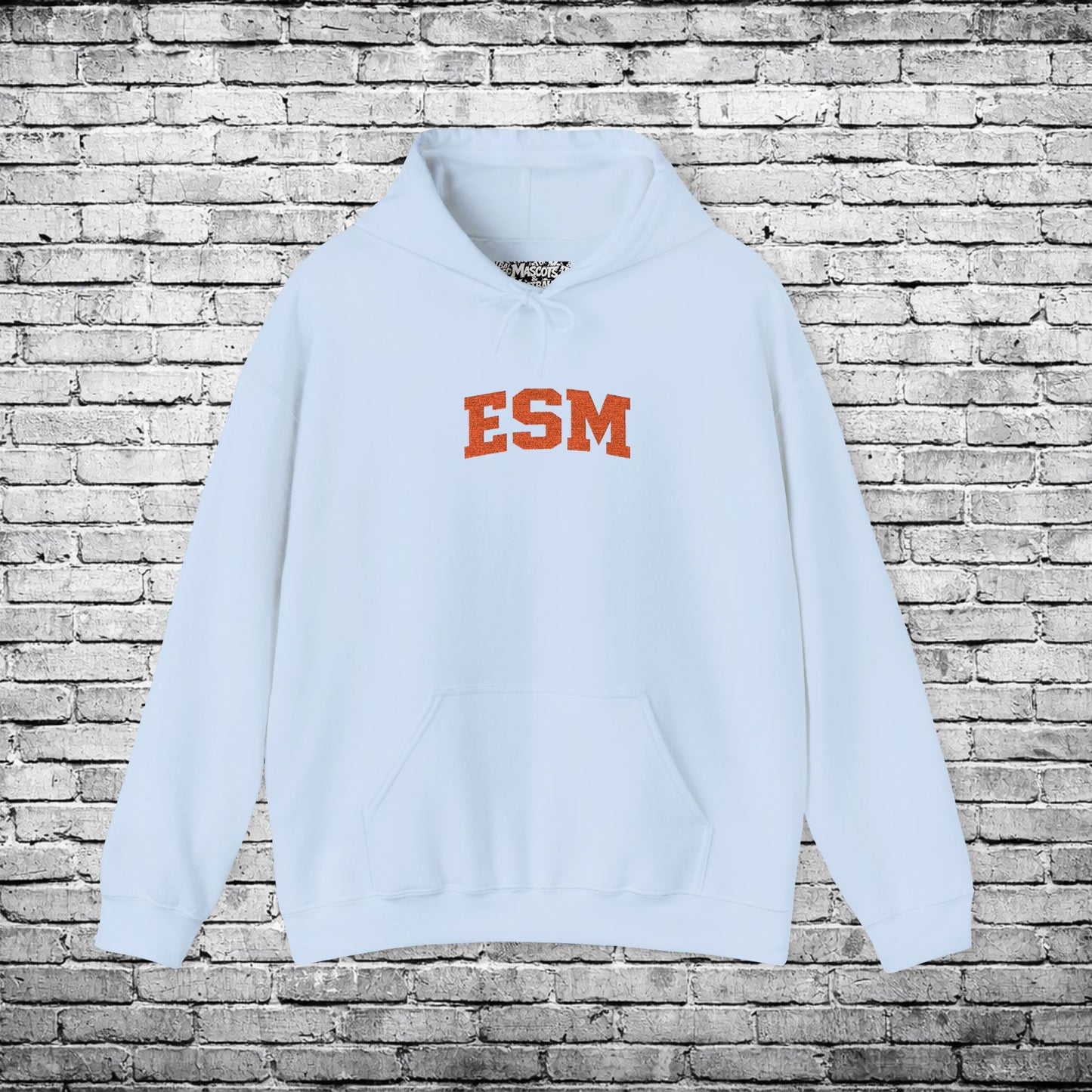 ESM Orange Embroidered Hoodie
