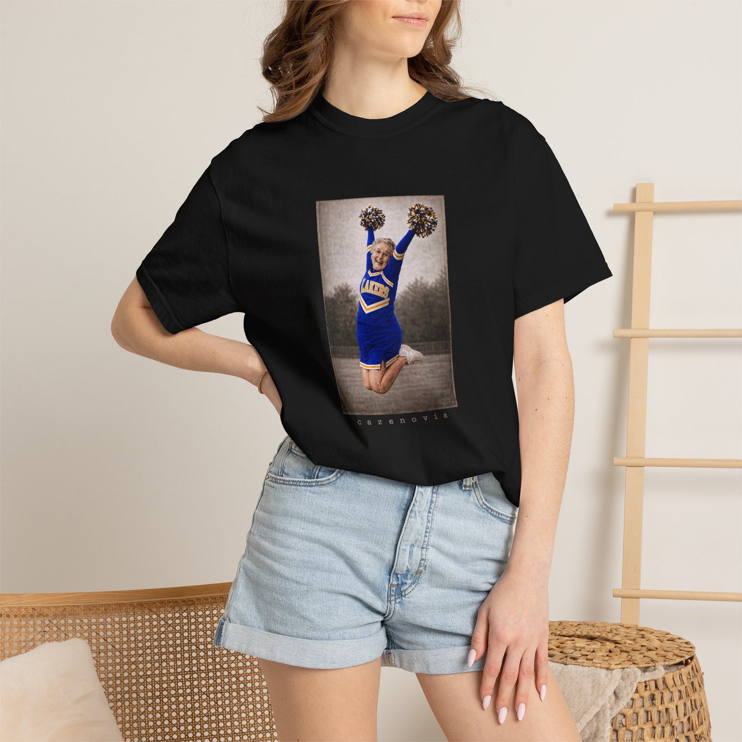 Cazenovia Cheerleader T - Comfort Colors Brand