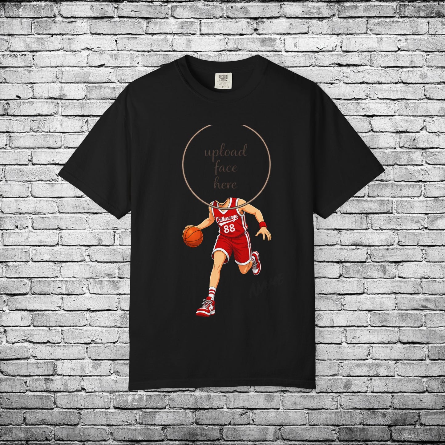 Chittenango Basketball Custom Caricature T - Comfort Colors Brand
