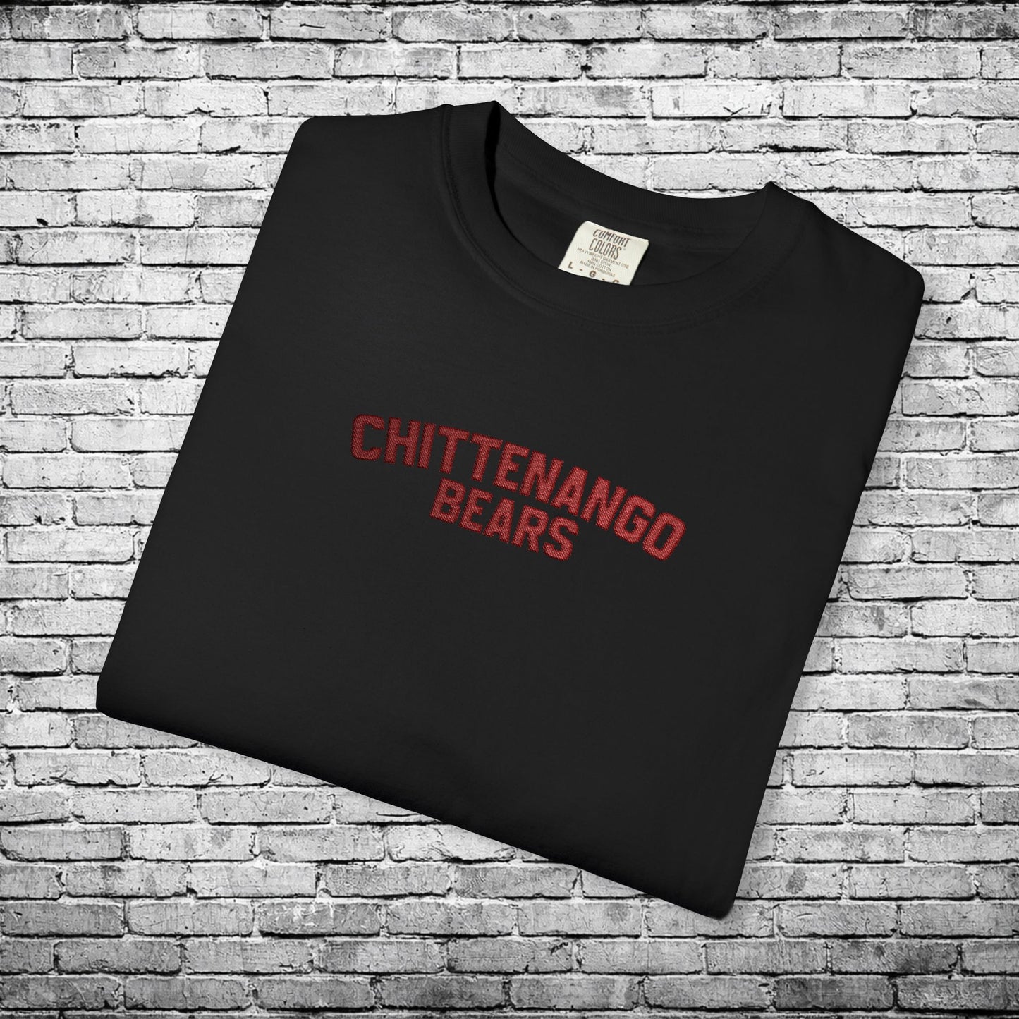 Chittenango Bears Embroidered T - Comfort Colors