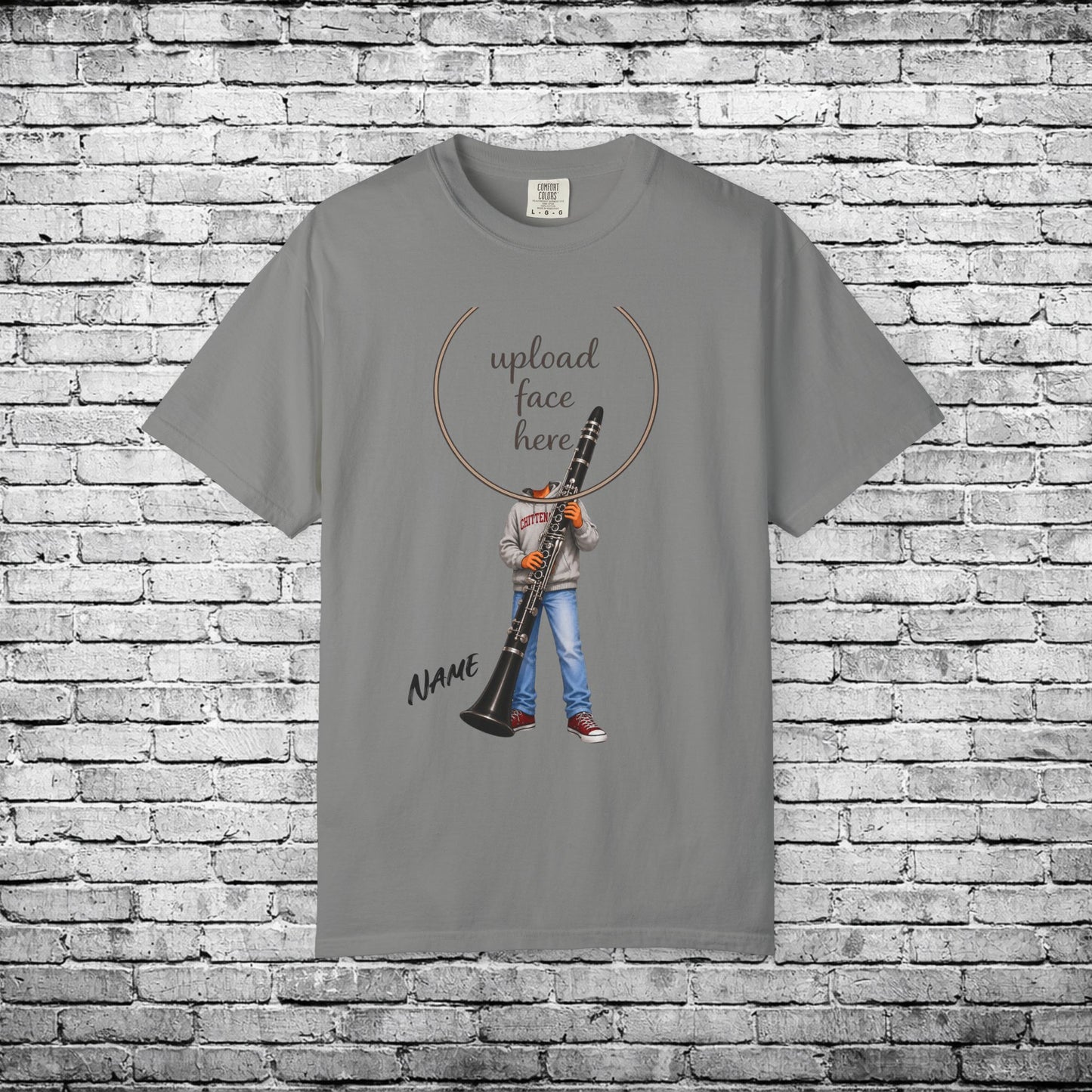 Chittenango Music - Clarinet Custom Caricature T - Comfort Colors Brand